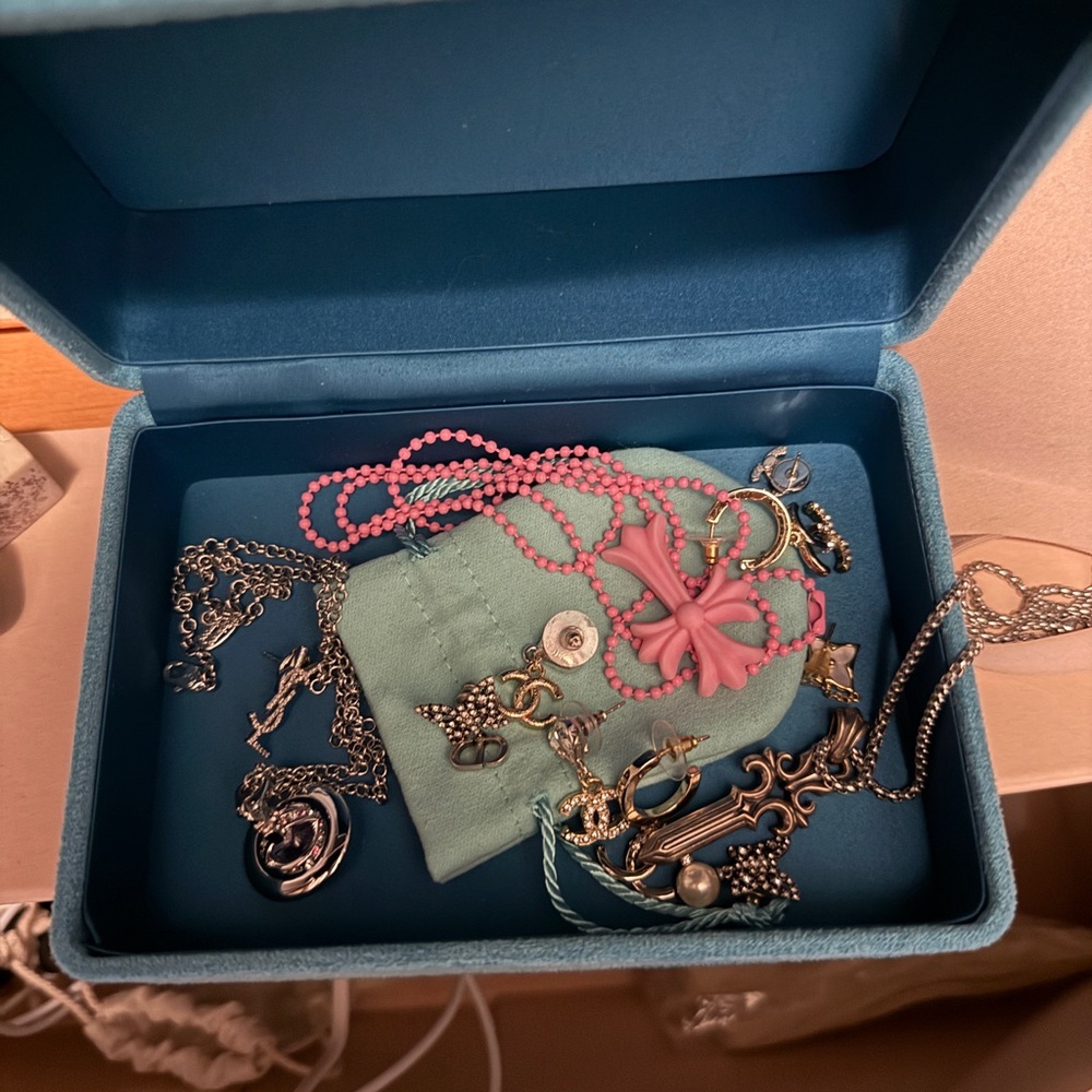 Jewelry Set- all for sale (comes with jewelry box for free)